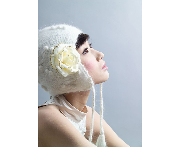 WKGL1111  Knitted hat for girl.