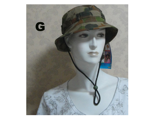 WKGL1302   Camo Fishing hat.