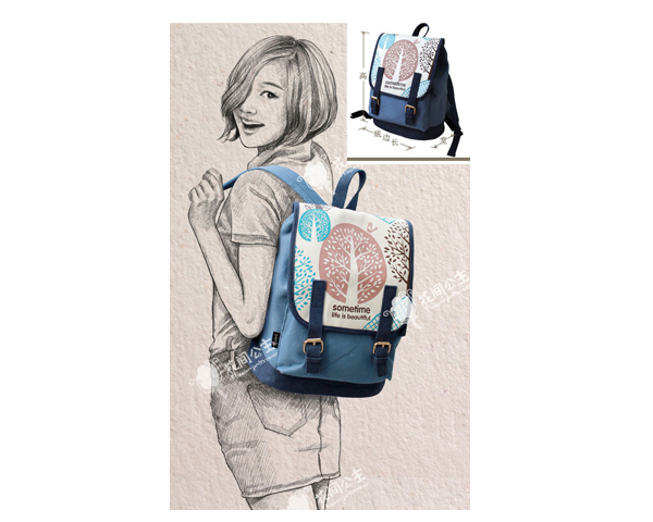 WKGL2503B  Casual bag.