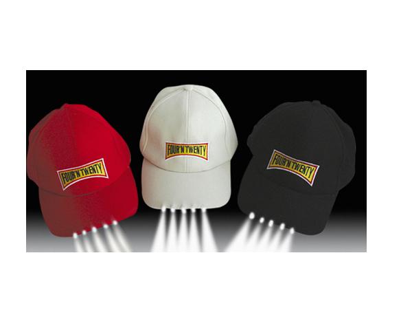 WKGL1024  6 panel cap with LED light