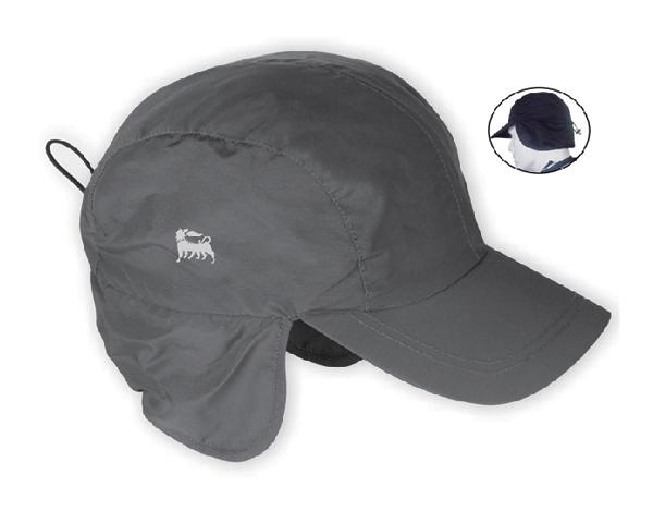 WKGL1401  6 Panel cap with ear flap.