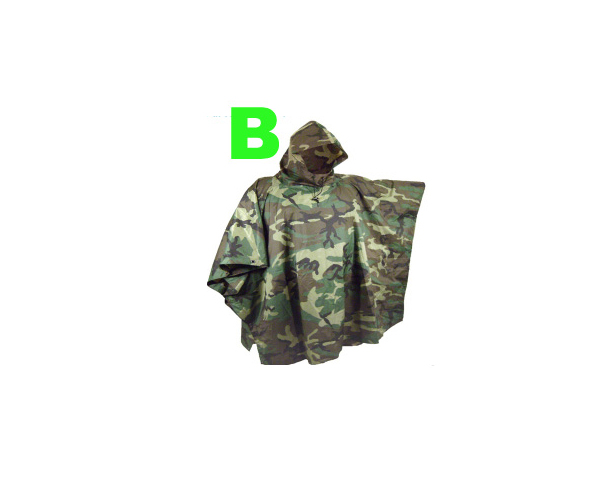WKGL9004  Rain poncho.